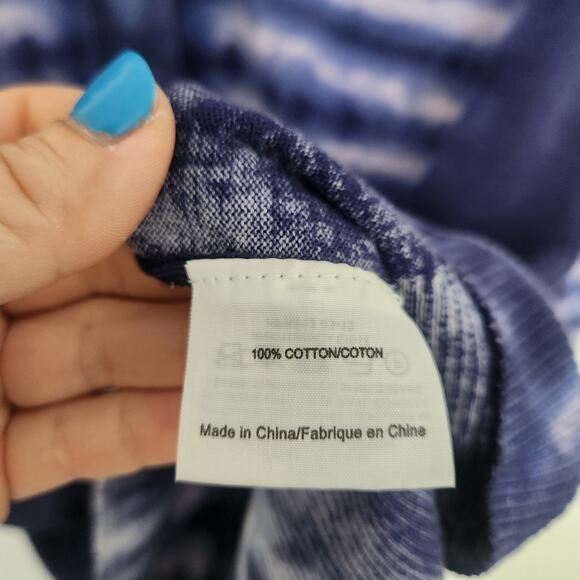 Tory Burch Cotton Knit Cardigan XS Casual Cozycore Designer Tie‎ Dye - Picture 4 of 7